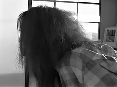 Bruinharig, Zwart, Europees, Dominante vrouw, Harig, Hardcore, Likken, Panty