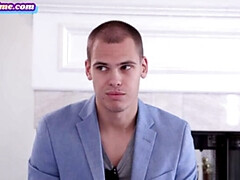 Бисексуалы, Минет, Грудастые, Семяизвержение, Член, Сперма на лице, Группа, Тату