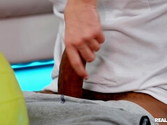 Flexible teen interracial breathtaking porn clip