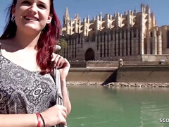 Sucer une bite, Tromperie, Allemand, Hard, Piscine, Pov, Rousse roux