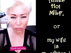 Leie, Blondine, Schmutzig, Mutti, Rasiert, Kurzes haar, Titten, Hure