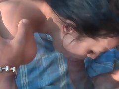 Anal, Sucer une bite, Brunette brune, Faciale, Groupe, De plein air, Public