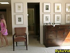 レズビアン, なめる, 熟年, オマンコ, コキ, 剃毛, 義母, ティーン