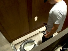 TS Foxxy  Tailgating and glory hole blow jobs