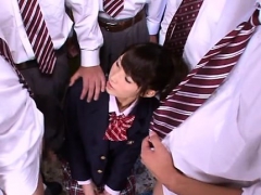 Минет, Японки, На публике, Молоденькие