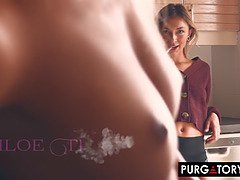 Blonde, En levrette, Hd, Léchez, Chatte, Réalité, Rasée, Nénés