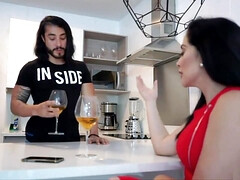 デカパイ, フェラチオ, 茶髪の, イマラチオ, Hd, ラティーナ, 淫乱熟女, オッパイの