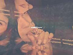 Gros seins, Sucer une bite, Brunette brune, Tir de sperme, Queue, Branlette thaïlandaise, Hd, Pov