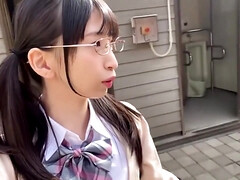 Aziatisch, Bruinharig, Diep in de keel, Groep, Hd, Japaans, Buiten, Tiener