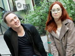 Blasen, Handjob, Küssen, Lecken, Muschi, Rotschopf, Dürr, Titten