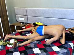 Female friend invited to home for group study