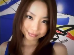 Mellow Japanese Risa Kasumi in hot fingering porn video