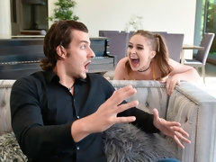 Rubia, Estilo perrito, Pajear, Besar, Lamidas, Coño, Adolescente, Tetas