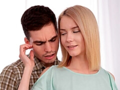 Grosser schwanz, Blondine, Blasen, Hundestellung, Natürlichen titten, Zierlich, Jungendliche (18+), Titten