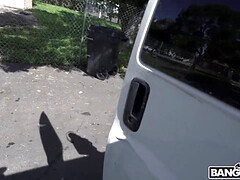 Blondine, Bus, Vollbusig, Hardcore, Hd, Latina, Öffentlich, Rasiert