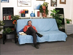 デカパイ, フェラチオ, 茶髪の, 巨乳な, 毛深い, 天然, 自然山雀, オッパイの