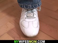 浮気者, チェコ, 祖父, お婆さん, 毛深い, 熟年, オマンコ, 現実