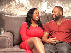 Negro, Mamada, Pareja, Ébano, Trio