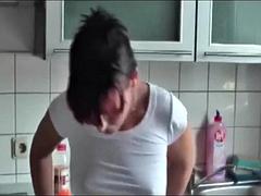 デカチン, デカパイ, フェラチオ, 日本人, マッサージ, 熟年, 淫乱熟女, 一人