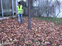 アナル, フェラチオ, フランス人, 下着, 熟年