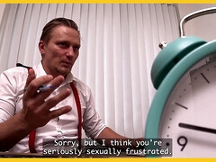 Beauté, Blonde, Couple, Hd, Seins naturels, Bureau, Criant, Nénés