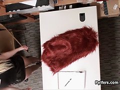 素人, ブロンド, フェラチオ, 捕まる, Hd, 現実, 叫ぶ, ティーン