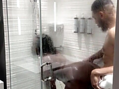 Любители, Азиатки, Большие сиськи, Черные, Член, Секс без цензуры, Натуральные сиськи, Душ