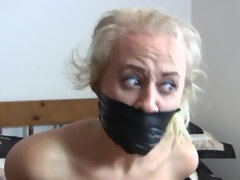 Fetish BDSM bondage for blonde MILF