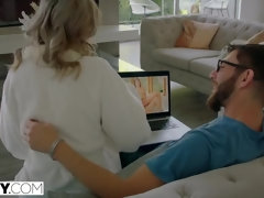 Anaal, Kont, Kont naar mond, Blond, Pijpbeurt, Sperma shot, Sperma in gezicht, Meesteres