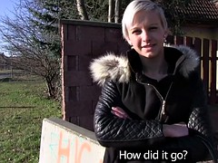 Amateur, Rubia, Perforación, Público