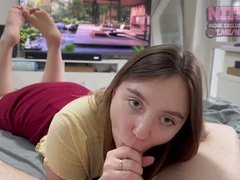 18 jahre, Leie, Grosser schwanz, Blasen, Hd, Selbstgemacht, Pov, Eng
