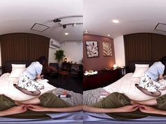 Asian floozy VR mind-blowing xxx video