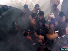 Culo, Tetas grandes, Rubia, Mamada, Grupo, Enorme, Interracial, Monstruo