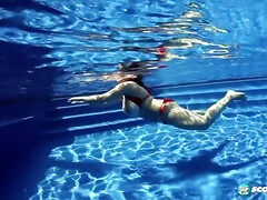 Big Tit Terri Jane Goes Skinny Dipping In The Nude