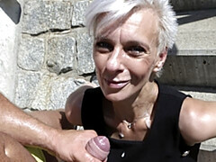 Grosse bite, Sucer une bite, Voiture, Fétiche, Hd, Mature, De plein air, Public