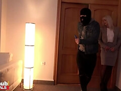 Blondine, Schwanz, Hundestellung, Hardcore, Muschi, Reiten, Strümpfe, Ablutschen