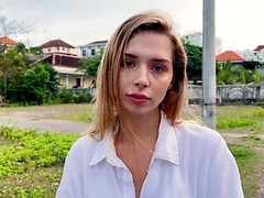 18 jahre, Tussi, Grosser kitzler, Grosser schwanz, Blondine, Hd, Pov, Schlampe