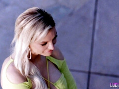 デカパイ, ブロンド, フェラチオ, ハードコア, なめる, パーティ, オマンコ, 現実