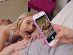 blonde Emma Straletto - Study Date - blowjob with cumshot