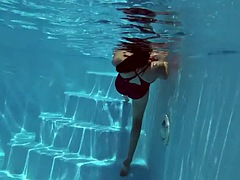 Nana, Hard, Hongroise, Piscine, Actrice du porno, Solo, Adolescente, Sous marin