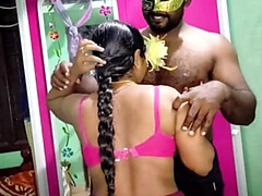 Hot Tamil Mom Lavanya Fucks in Missionary - Big Milky Boobs & Close-Up Action