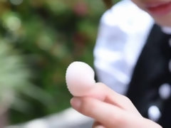 フェラチオ, 茶髪の, 毛深い, Hd, 日本人, 下着, メイド, 自然山雀