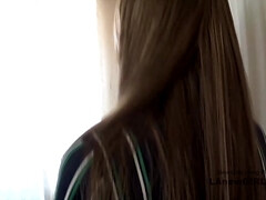 Cul, Brunette brune, Gorge profonde, Orgasme, Pov, Chatte, Adolescente, Serré