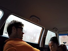 Amateur, Gros seins, Noire, Voiture, Noir ébène, Nénés