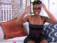 Leie, Schwarz, Schwarz, Fingern, Masturbation, Muschi, Solo