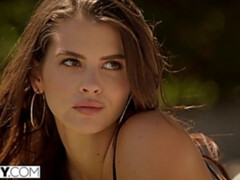 アナル, お尻, 舐める尻, フェラチオ, 茶髪の, バック, 手コキする, プール