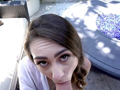 Cul, Sucer une bite, Brunette brune, Tir de sperme, Poilue, Hd, Seins naturels, Nénés