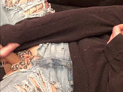 Masturbation, Orgasme, Chatte, Fumer, Tatouage, Jouets