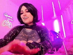 Amateur, Brunette brune, Fait maison, Masturbation, Monstre, Solo, Tatouage, Webcam