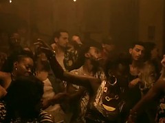 黒人, セレブ, 黒人, オッパイの